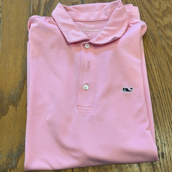 Men’s Vineyard Vines Pink Polo size small - Picture 1 of 3